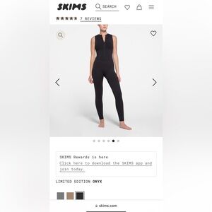 NWT SKIMS jumpsuit size L